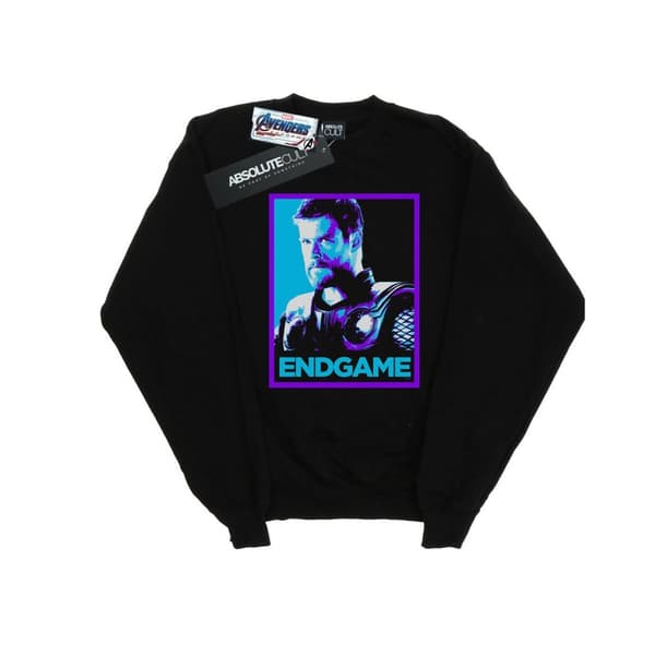 Marvel Mens Avengers Endgame Thor Poster Sweatshirt