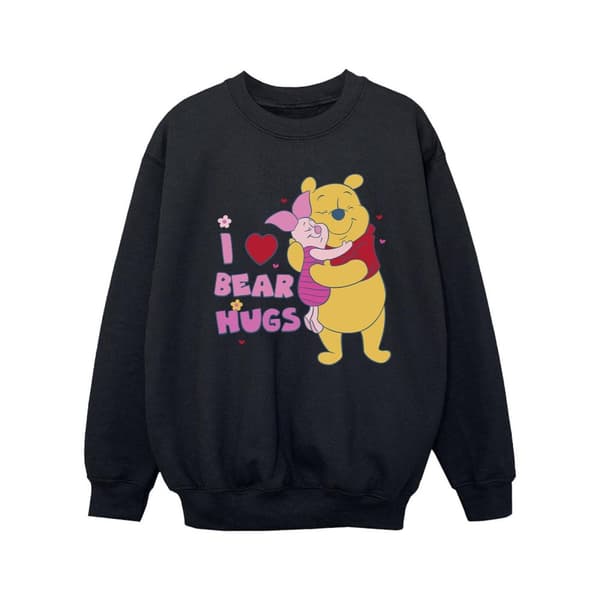 Disney Girls Winnie The Pooh Mum Best Hugs Sweatshirt