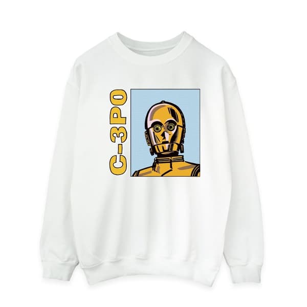 Star Wars C3PO Line Art-tröja för herrar