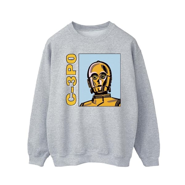 Star Wars C3PO Line Art-tröja för herrar
