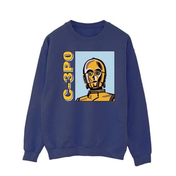 Star Wars C3PO Line Art-tröja för herrar