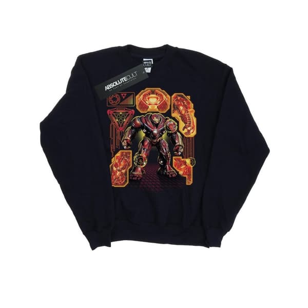Marvel Boys Avengers Infinity War Hulkbuster Blueprint Sweatshirt