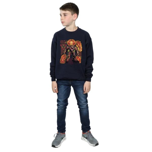 Marvel Boys Avengers Infinity War Hulkbuster Blueprint Sweatshirt