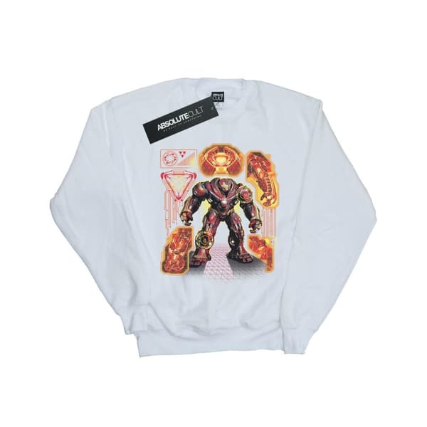 Marvel Boys Avengers Infinity War Hulkbuster Blueprint Sweatshirt