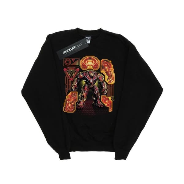 Marvel Boys Avengers Infinity War Hulkbuster Blueprint Sweatshirt