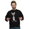 Miniatyrbillede 2 af 3: Animaniacs Mens Pinky Classic Pose Sweatshirt