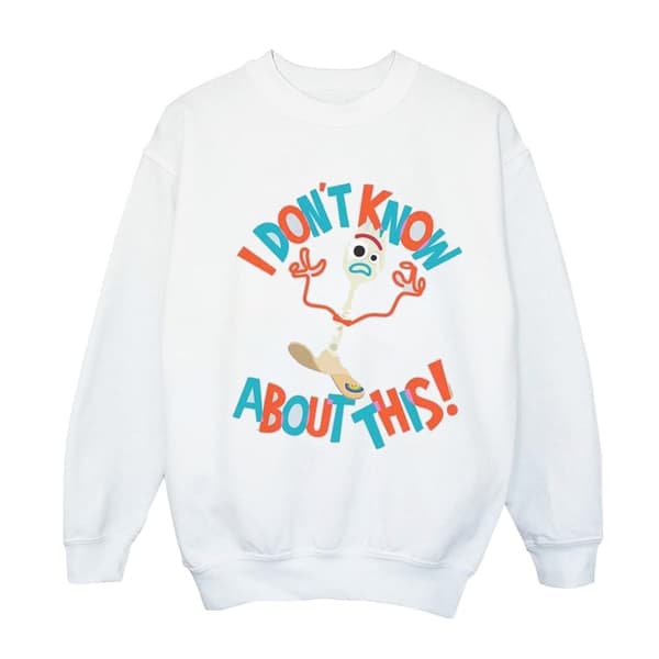 Disney Toy Story 4 Forky I Dont Know About This - Sweatshirt för flickor