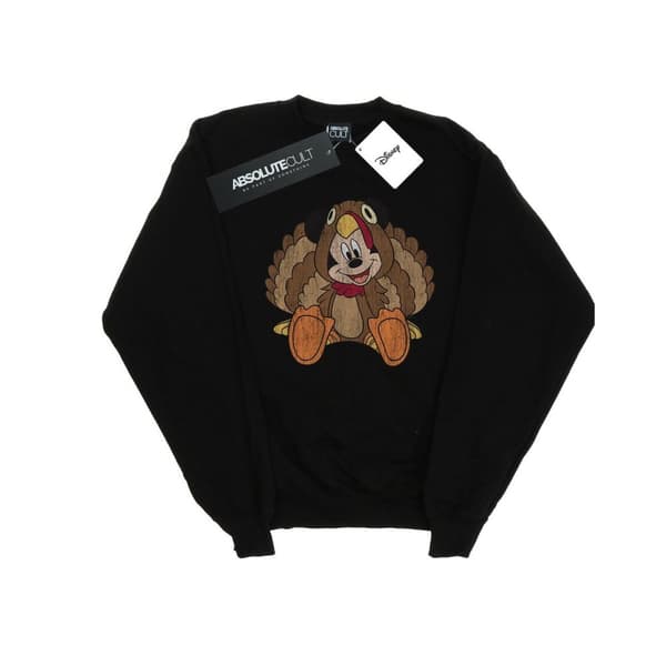 Disney Dam/kvinnor Musse Pigg Thanksgiving Kalkon Kostym Sweatshirt