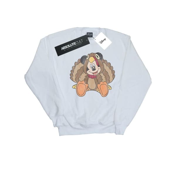 Disney Dam/kvinnor Musse Pigg Thanksgiving Kalkon Kostym Sweatshirt