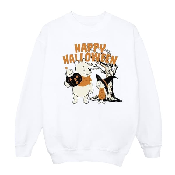 Disney Womens/Ladies Winnie The Pooh And Piglet Happy Halloween Sweatshirt