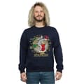 Miniatyrbillede 2 af 5: Tom And Jerry Mens Christmas Surprise Sweatshirt