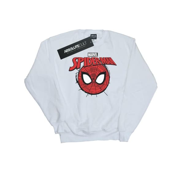 Marvel Pojkar Spider-Man Logo Head Sweatshirt