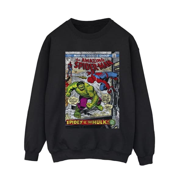 Marvel Womens/Ladies Spider-Man VS Hulk Cover Sweatshirt