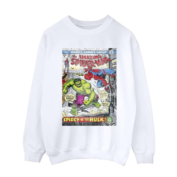 Marvel Womens/Ladies Spider-Man VS Hulk Cover Sweatshirt