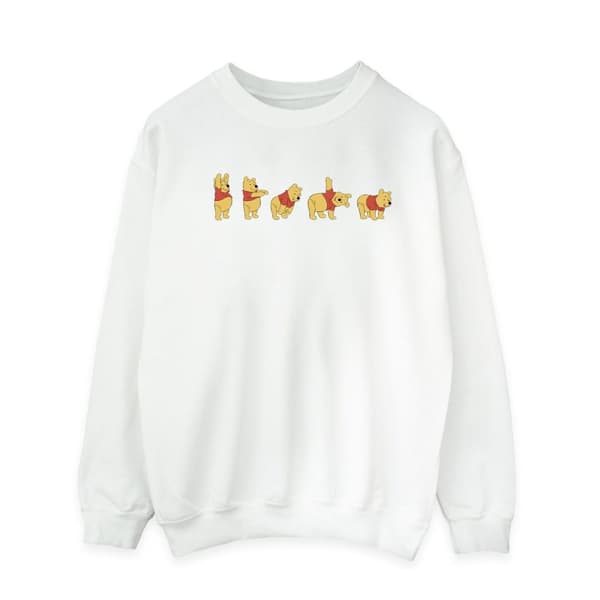 Disney Mens Winnie The Pooh Stretching Sweatshirt