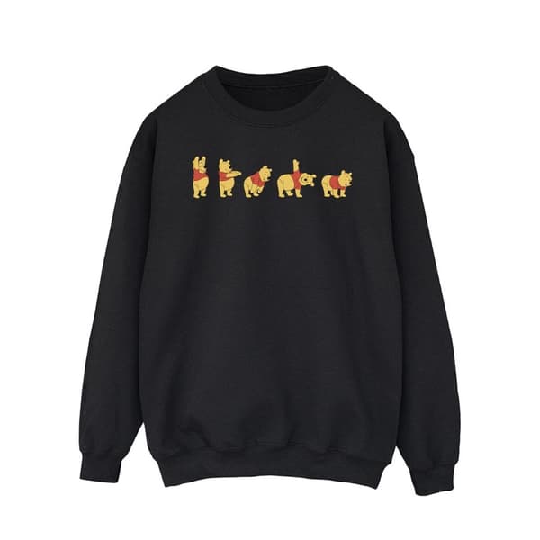 Disney Mens Winnie The Pooh Stretching Sweatshirt