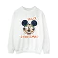 Miniatyrbild 1 av 3: Disney Mens Mickey Mouse Jolly Christmas Glasses Sweatshirt