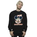 Miniatyrbild 2 av 3: Disney Mens Mickey Mouse Jolly Christmas Glasses Sweatshirt