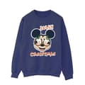 Miniatyrbild 1 av 3: Disney Mens Mickey Mouse Jolly Christmas Glasses Sweatshirt