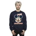 Pikkukuva 2 / 3: Disney Mens Mickey Mouse Jolly Christmas Glasses Sweatshirt