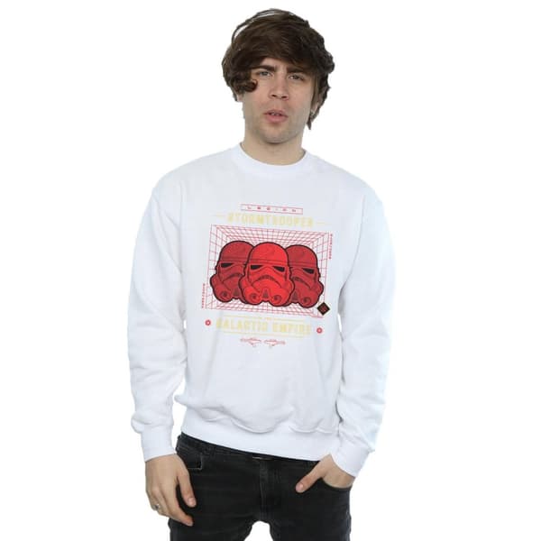 Star Wars Mens Stormtrooper Legion Grid Sweatshirt