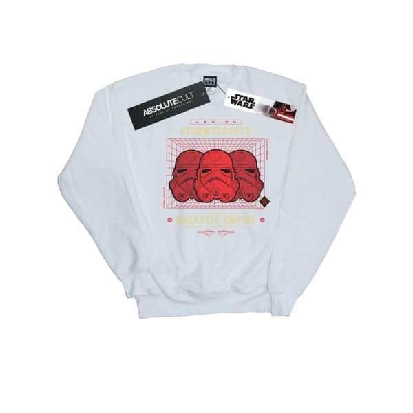 Star Wars Mens Stormtrooper Legion Grid Sweatshirt