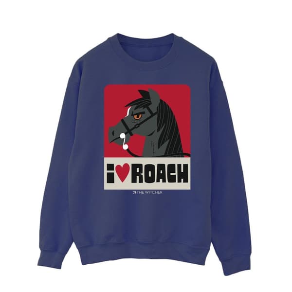 Netflix Herr The Witcher I Heart Roach Sweatshirt