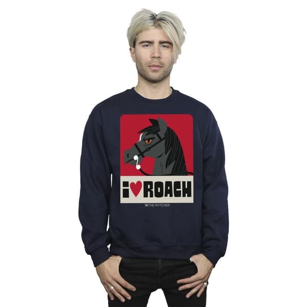 Netflix Herr The Witcher I Heart Roach Sweatshirt