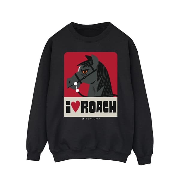 Netflix Herr The Witcher I Heart Roach Sweatshirt