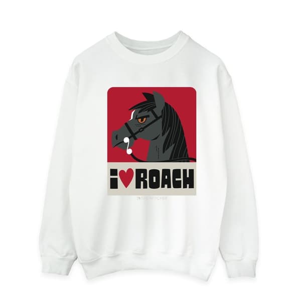 Netflix Herr The Witcher I Heart Roach Sweatshirt