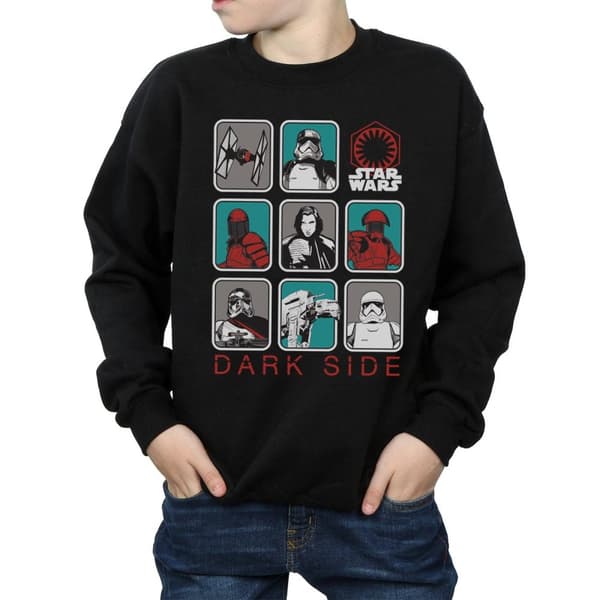 Star Wars Boys The Last Jedi Dark Side Multi Character Sweatshirt