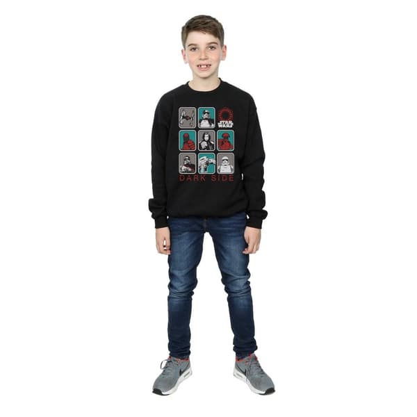 Star Wars Boys The Last Jedi Dark Side Multi Character Sweatshirt