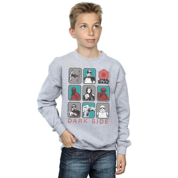 Star Wars Boys The Last Jedi Dark Side Multi Character Sweatshirt