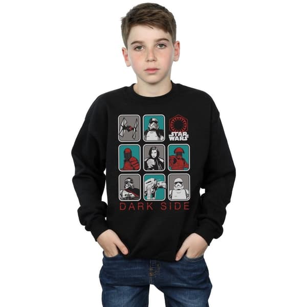Star Wars Boys The Last Jedi Dark Side Multi Character Sweatshirt