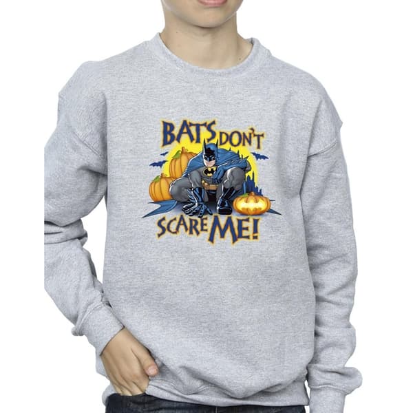 DC Comics Pojkar Batman Bats Don´t Scare Me Sweatshirt