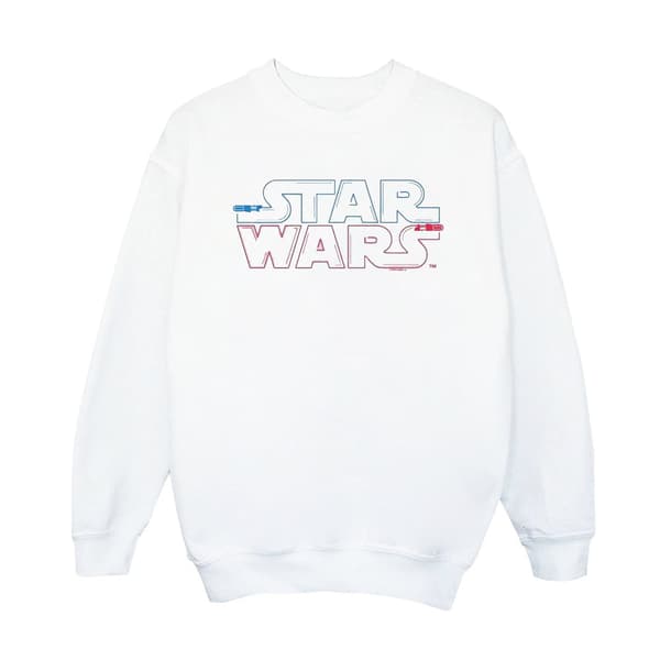 Star Wars Womens/Ladies Lightsaber Logo Sweatshirt