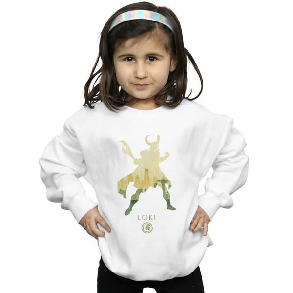 Marvel Girls Loki Silhouette Sweatshirt