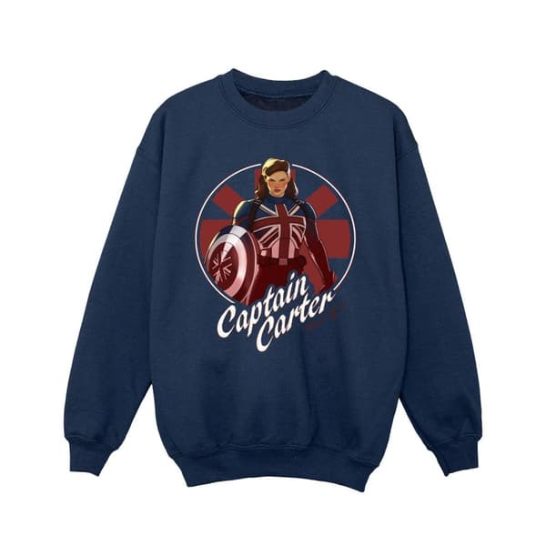 Marvel Girls What If Captain Carter Sweatshirt