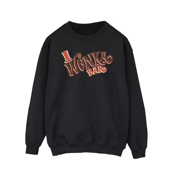 Willy Wonka Mens Bar Logo Sweatshirt