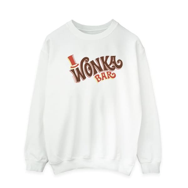 Willy Wonka Mens Bar Logo Sweatshirt