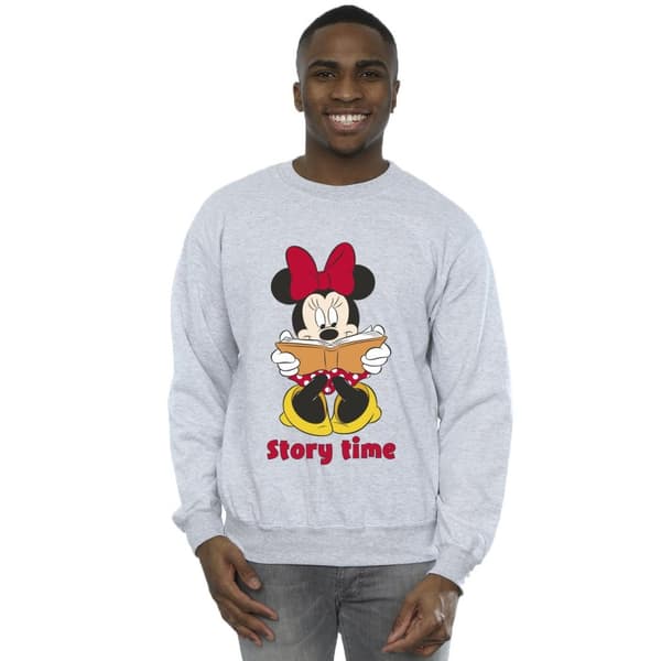 Disney Mens Minnie Mouse Story Time Sweatshirt