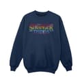 Miniatyrbild 1 av 3: Netflix Stranger Things Rainbow Dot Logo Sweatshirt för flickor