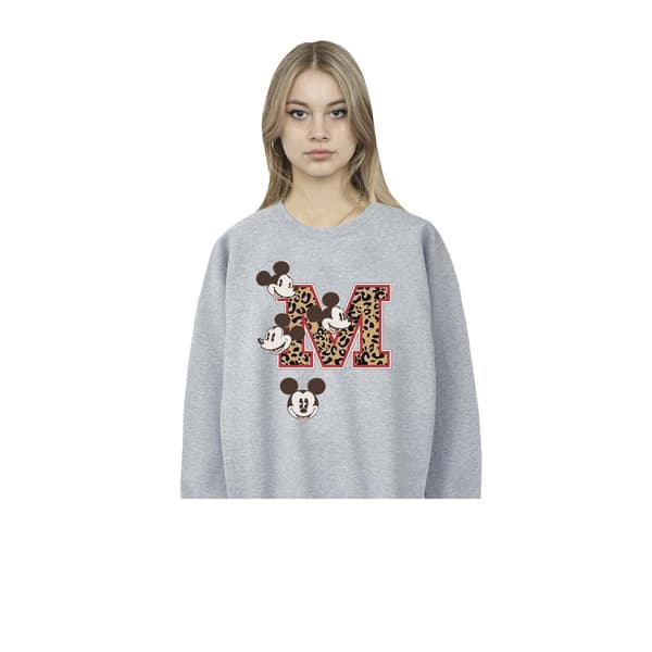Disney Dam/Tjej Musse Pigg M Faces Sweatshirt