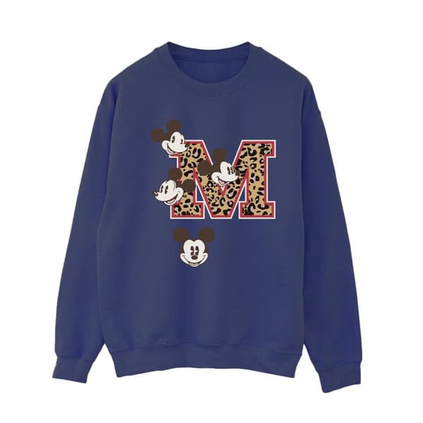 Disney Dam/Tjej Musse Pigg M Faces Sweatshirt