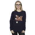 Miniatyrbild 2 av 2: Disney Dam/Tjej Musse Pigg M Faces Sweatshirt