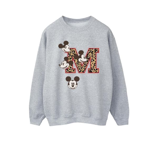 Disney Dam/Tjej Musse Pigg M Faces Sweatshirt
