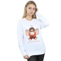 Pikkukuva 3 / 4: Disney Womens/Ladies Wreck It Ralph Happy Face Sweatshirt