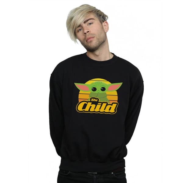 Star Wars Mens The Mandalorian The Child Retro Sweatshirt