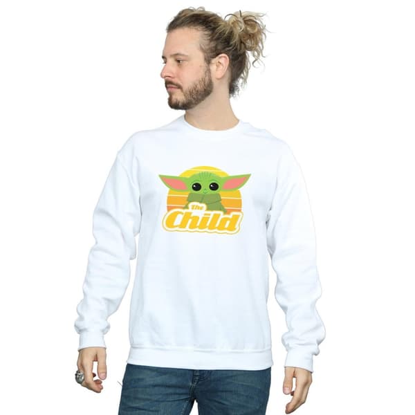 Star Wars Mens The Mandalorian The Child Retro Sweatshirt