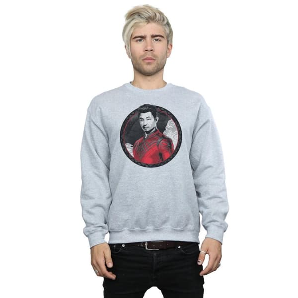Marvel Mens Shang-Chi And The Legend Of The Ten Rings Red Ring Sweatshirt